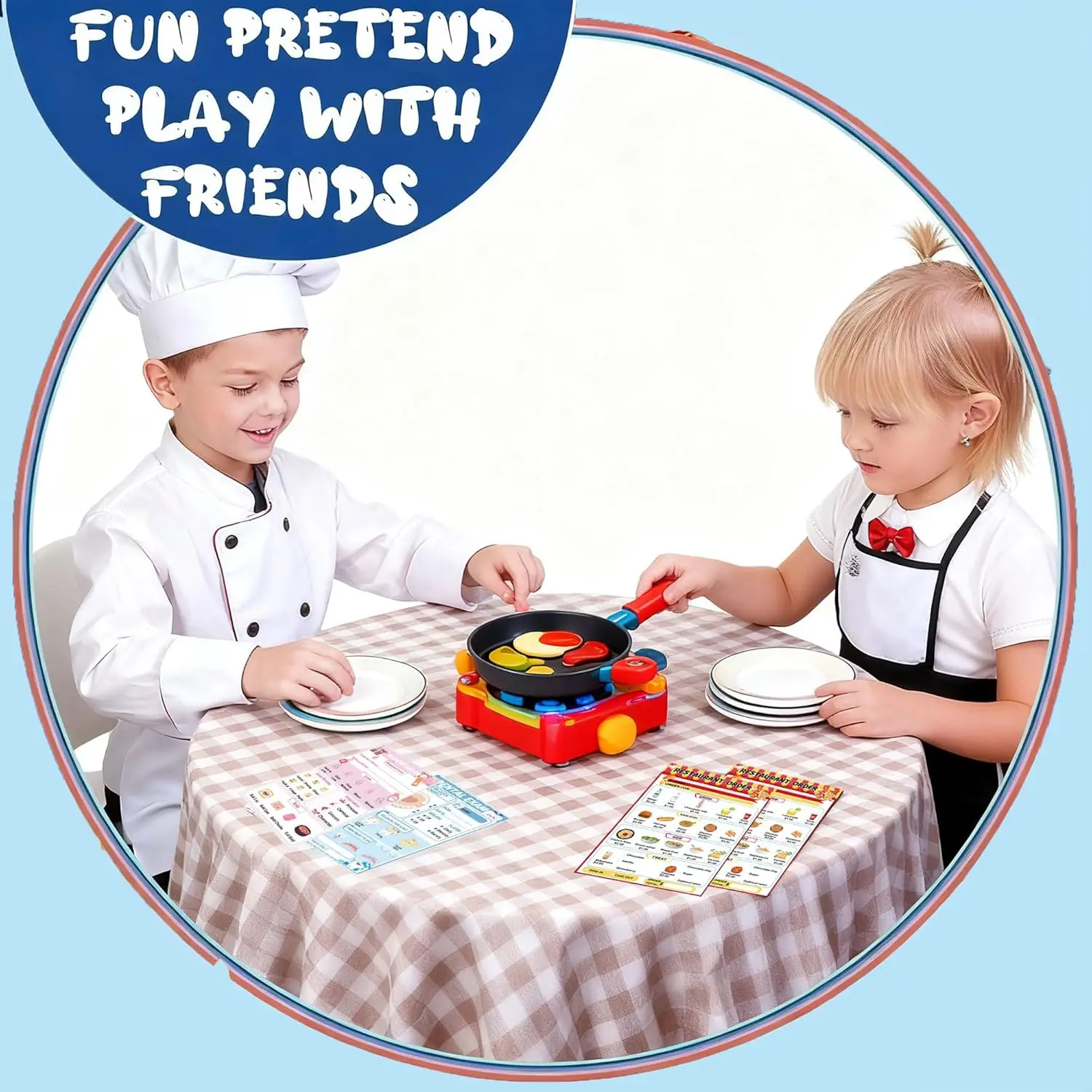 5세트 역할놀이 노트패드 6팩 플레이타임 패드 역할놀이 노트북 다양한 역할놀이 의사의 보고서 식료품 목록