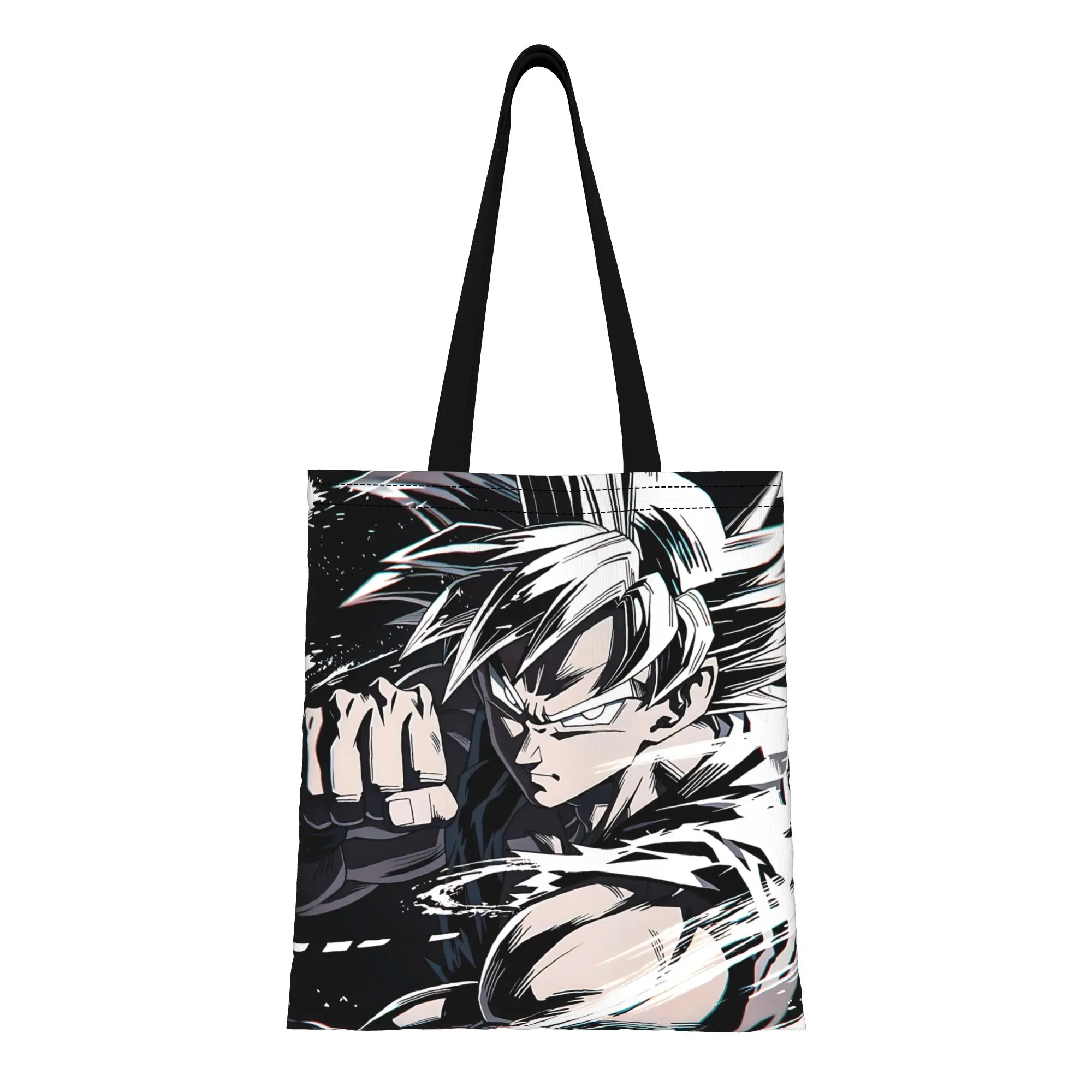 

ita bag first day of school Large Capacity Dragon Ball Japanese manga style funko Canvas Tote Bag Foldable Chic Pattern Gifts