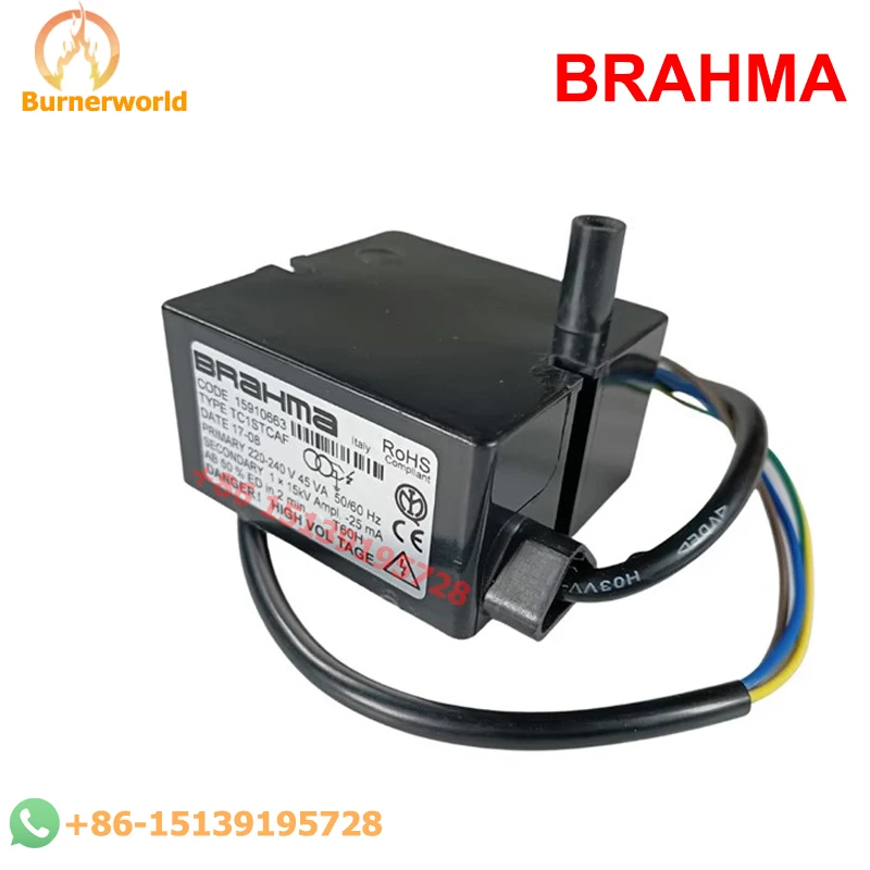 BRAHMA 15910663 TC1STCAF 1X15KV  TD1LTCSF 1X15KV  TD1STPAF 1X15KV 15910676 ignition transformer TD2STPAF 2X10KV 15910556