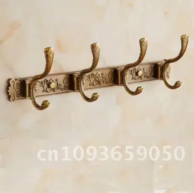 

hook Hooks Kitchen / bathroom hanging hook on the wall,Clothes copper towel Clothes 3/4 Antique on / European the door, Hooks