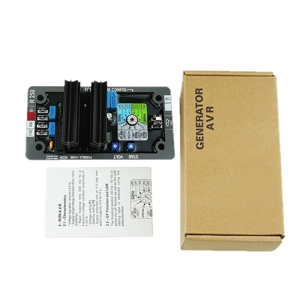 For AVR R250 Replacement Board Designed for Generator Applications Requiring Reliable Voltage Regulation Functionality