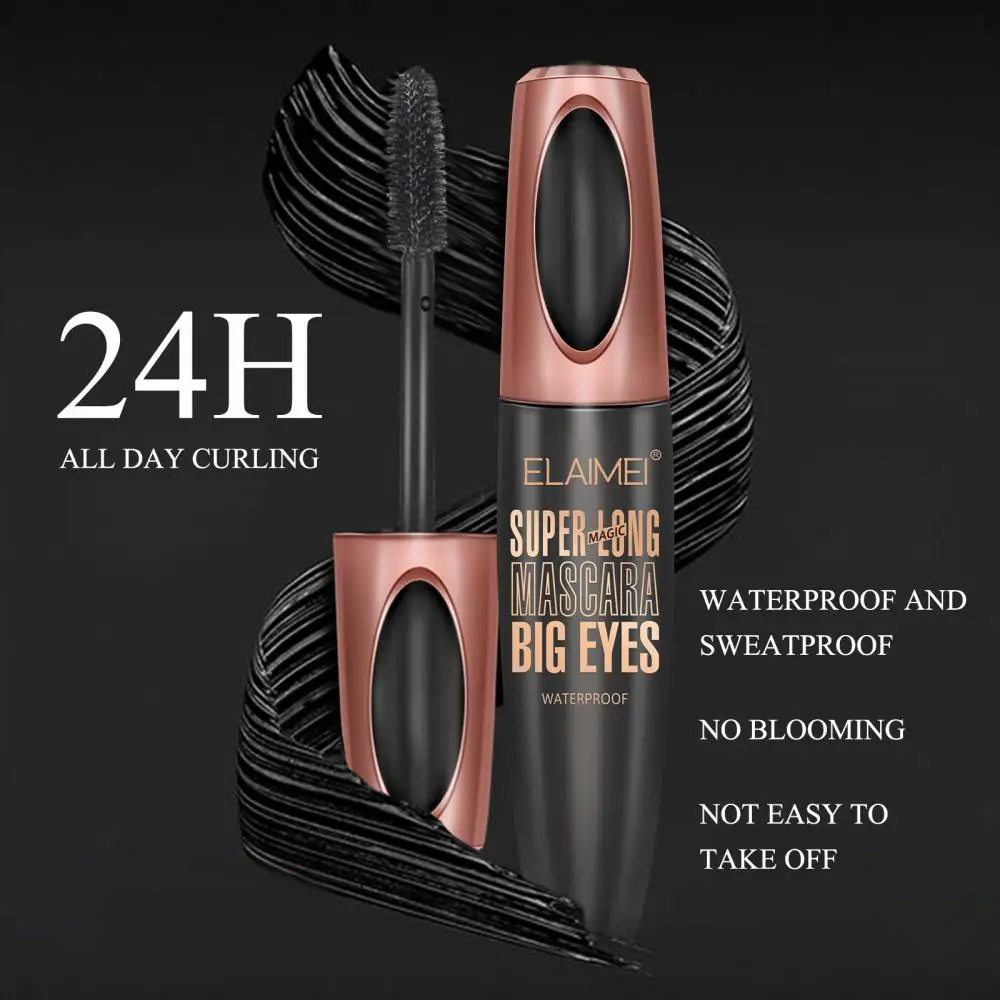 Waterproof 4D Makeup Eyelash Mascara Eyelash Makeup Silk Fiber Lash Extension Long Mascara