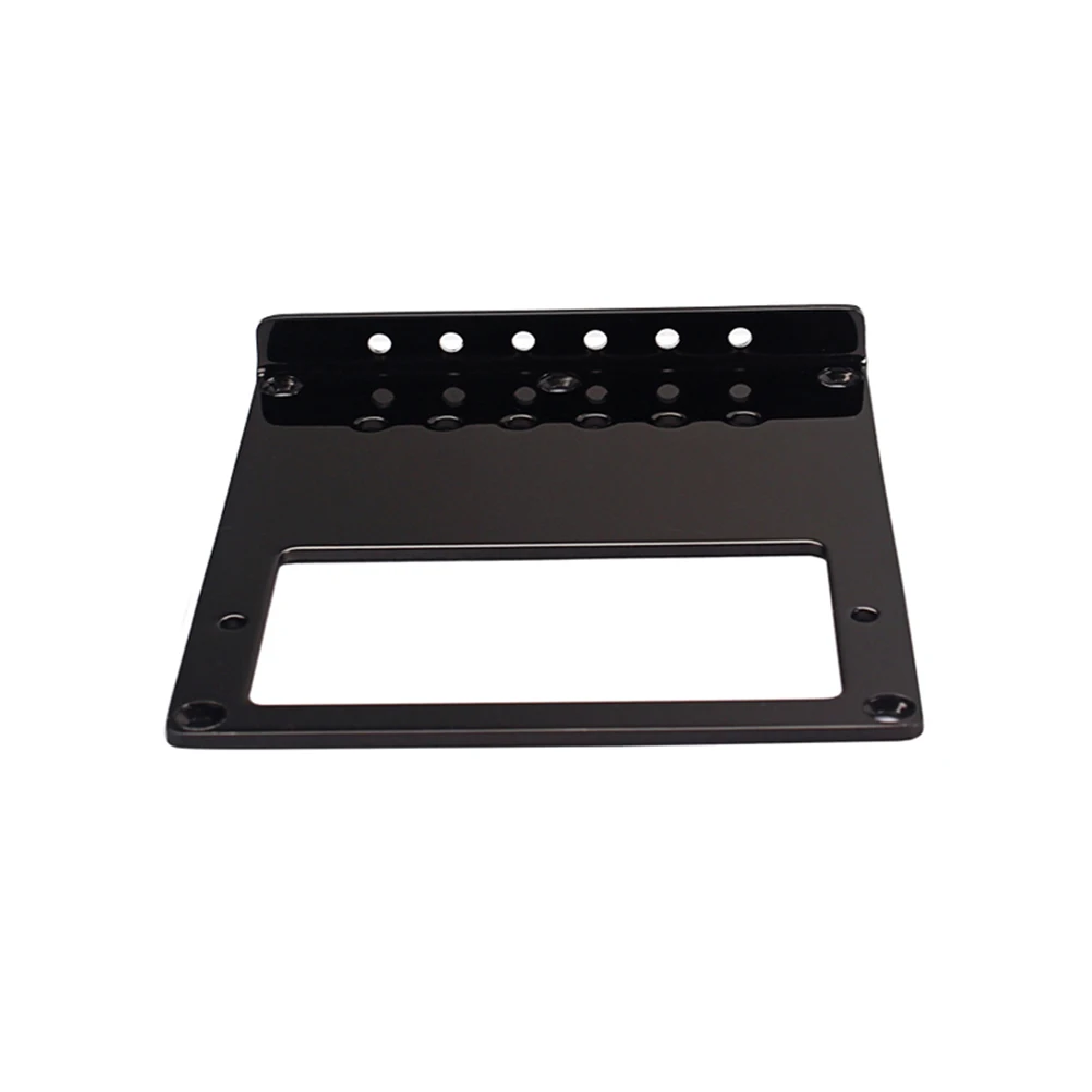 

Steel Top-Loading Electric Guitar Bridge Plate Black 102mm Full-Size Humbucker Pickup Cutout Adjustable String Attachment