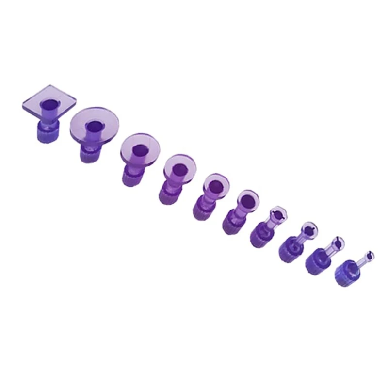 Kit de herramientas de extracción de abolladuras para carrocería de coche, 10 piezas, PDR, para 98% abolladuras