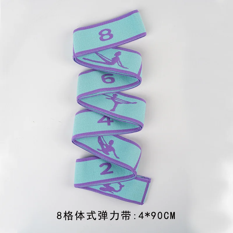 멀티 섹션 탄성 요가 저항 밴드, 성인 어린이 댄스 트레이닝 체육관, 가정 필라테스 운동, 스트랩 벨트, 피트니스 스포츠