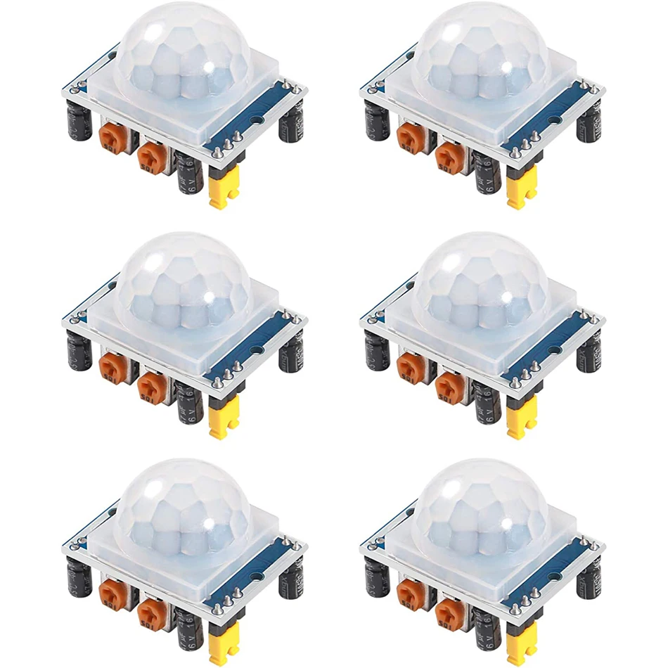 6pcs HC-SR501 PIR Infrared Sensor IR Human Body Motion Module