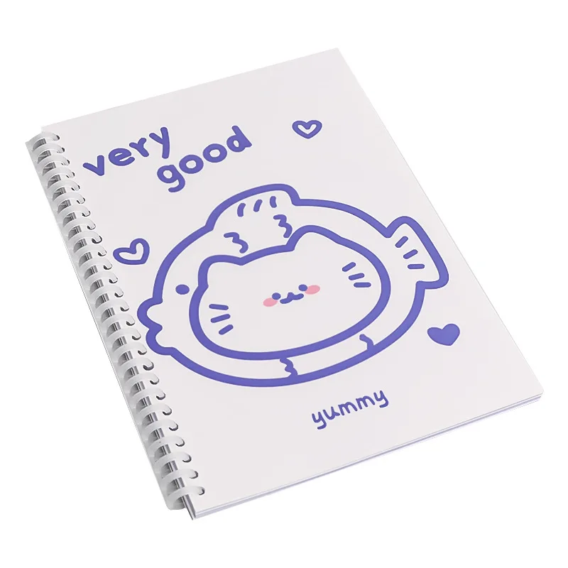 Cartoon B5 Notepad Student Coil Detachable Notebook Thickened Loose-leaf Book Ins Cute Stationery Book