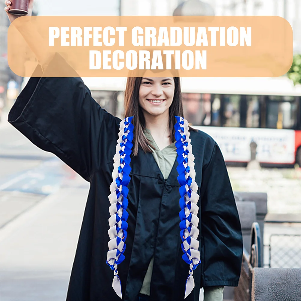 

2Pcs Graduation Honor Cord Lightweight Durable Decorative Braided Cords for Bachelor Master Costume Party Supplies