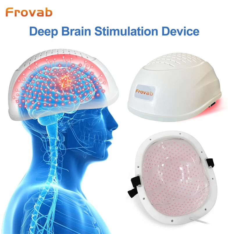 Parkinson Brain Diseases Relaxation Treatment near Infrared Helmet Photobiomodulation Transcranial Mental Disorders Parkinsons