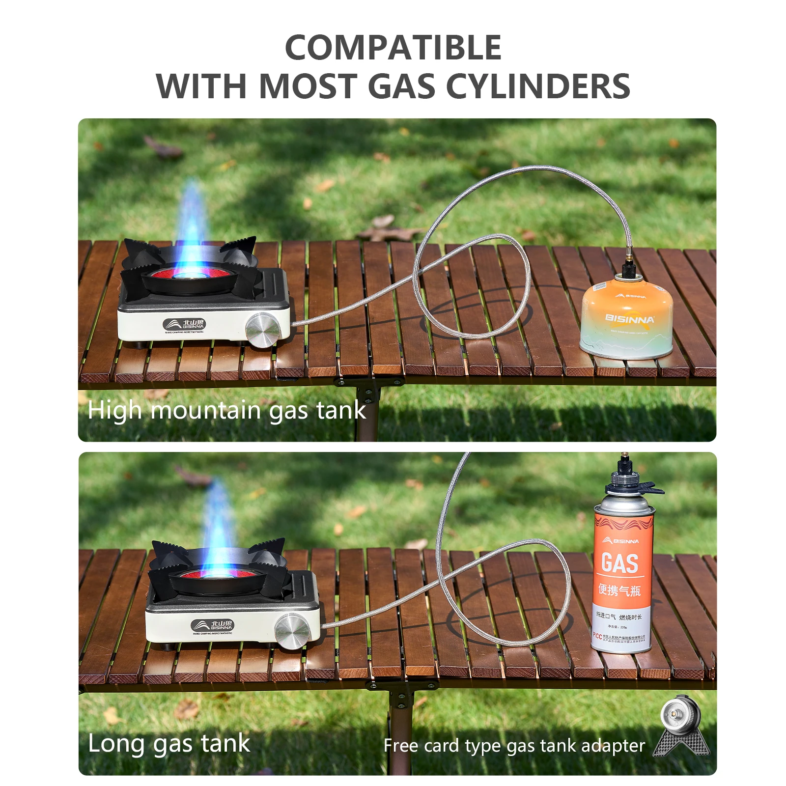 ポータブル7800Wキャンプ用ガスストーブハイパワースプリッ - Outdoor Power Burner のレビューと価格