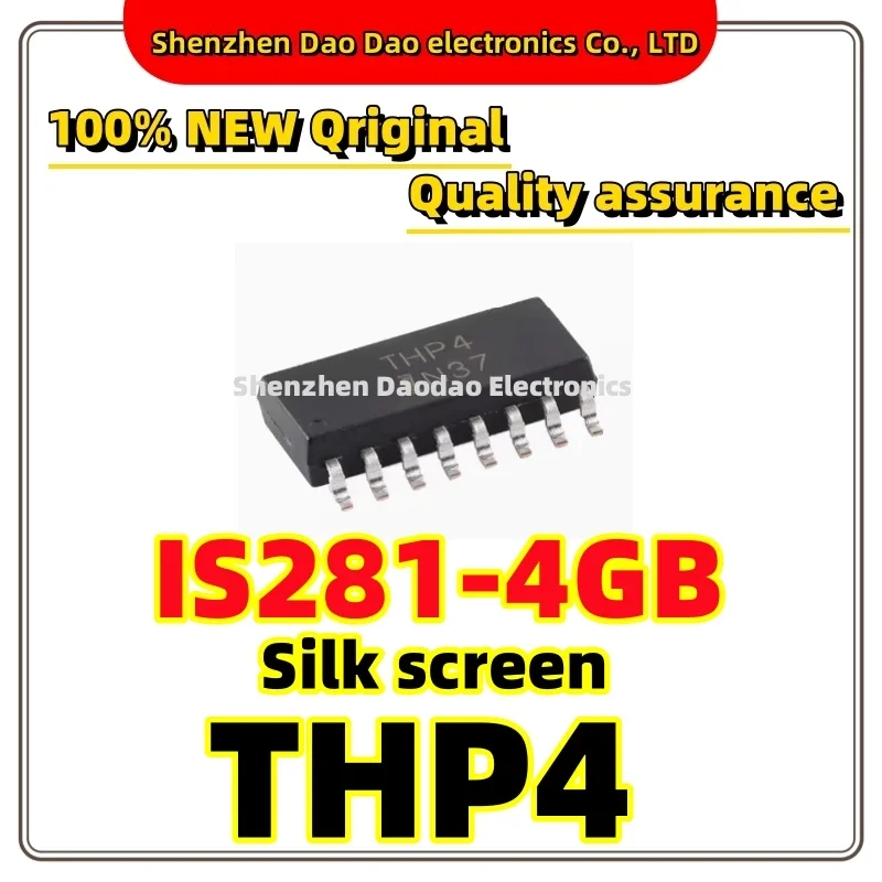 

10Pcs IS281-4GB IS281-4 Silkscreen THP4 SOP-16 High speed optocoupler chip IC New original