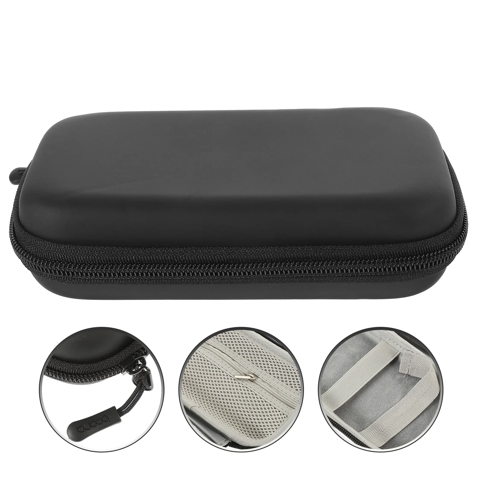 

Compact Electronics Organizer Travel Case for Cords Microphone Memory Cards Mobile Hard Drive Storage Small Business