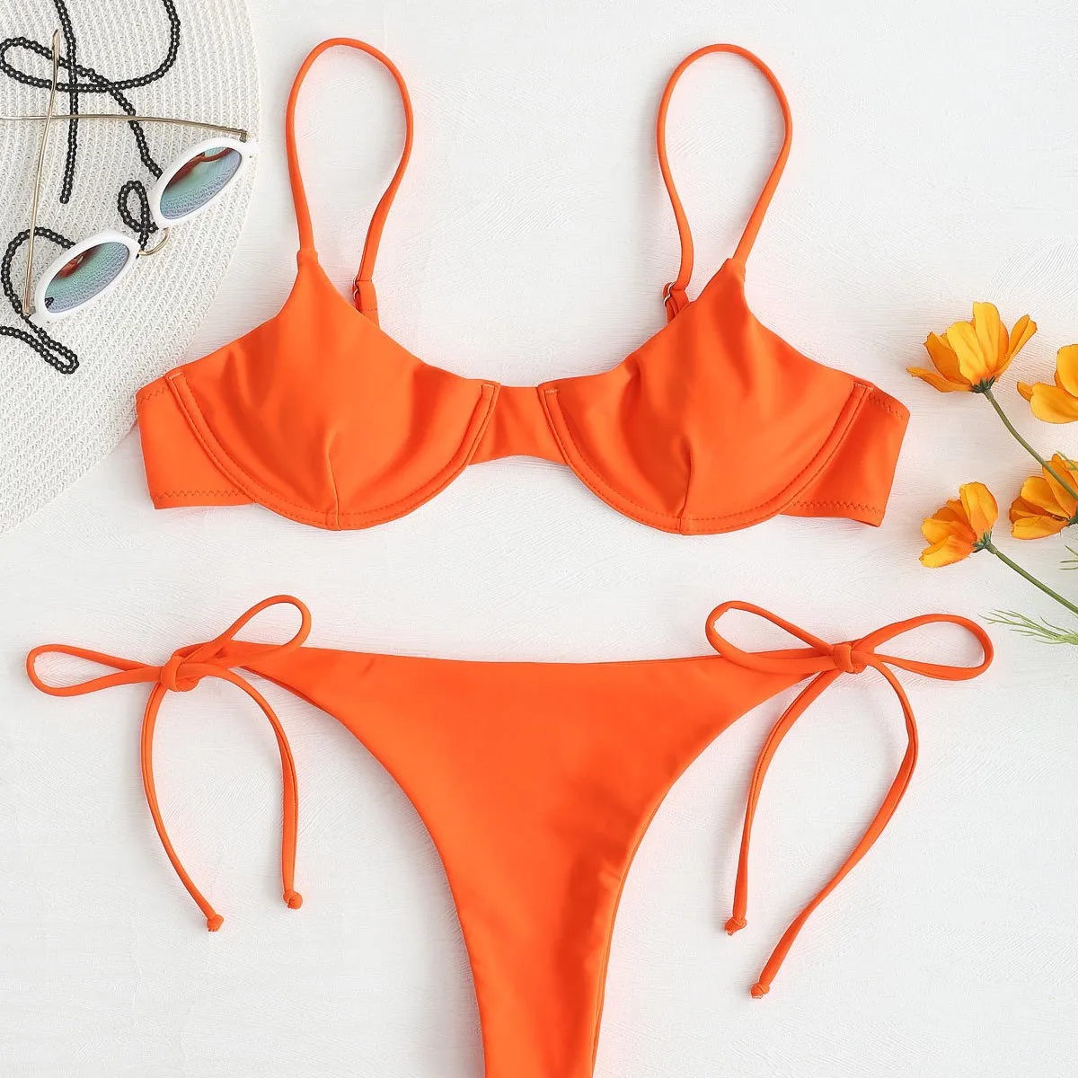 

Bordered Bikini Sets for Women Off Shoulder Swimwear Sexy Bikinis Patchwork Swimsuit Bathing Suit Leopard Print Beachwear