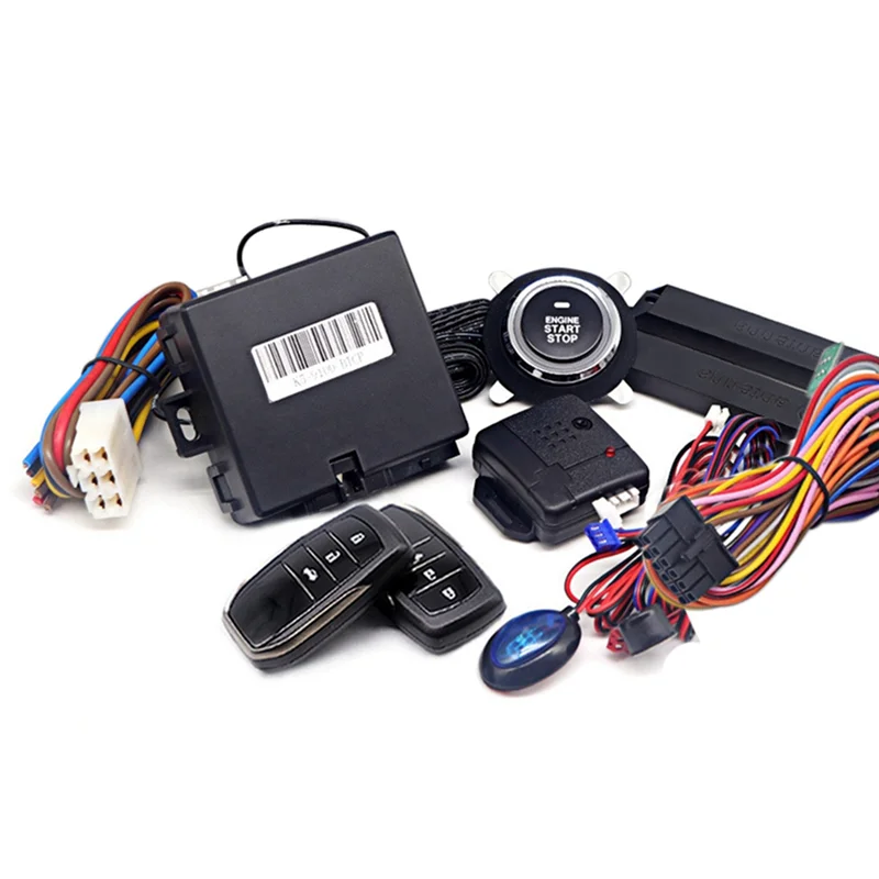 

H5-K5 Remote Start And Car Alarm Smart App Remote Start Stop System For Cars With Auto Ignition Button Replacement A