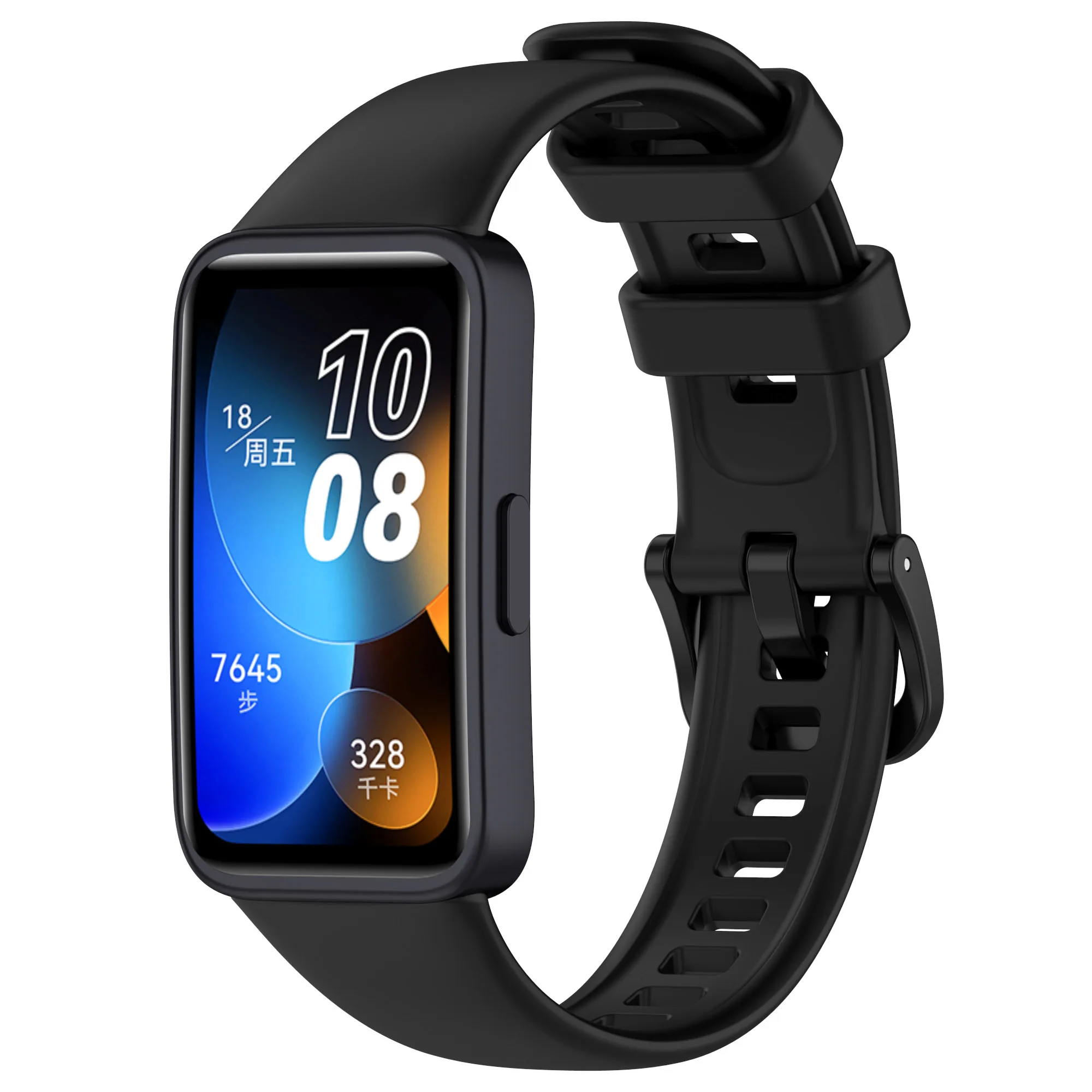 Solid color Silicone Wrist Strap For Huawei Band 8 9 10 Bracelet Wristband Belt Change accessories