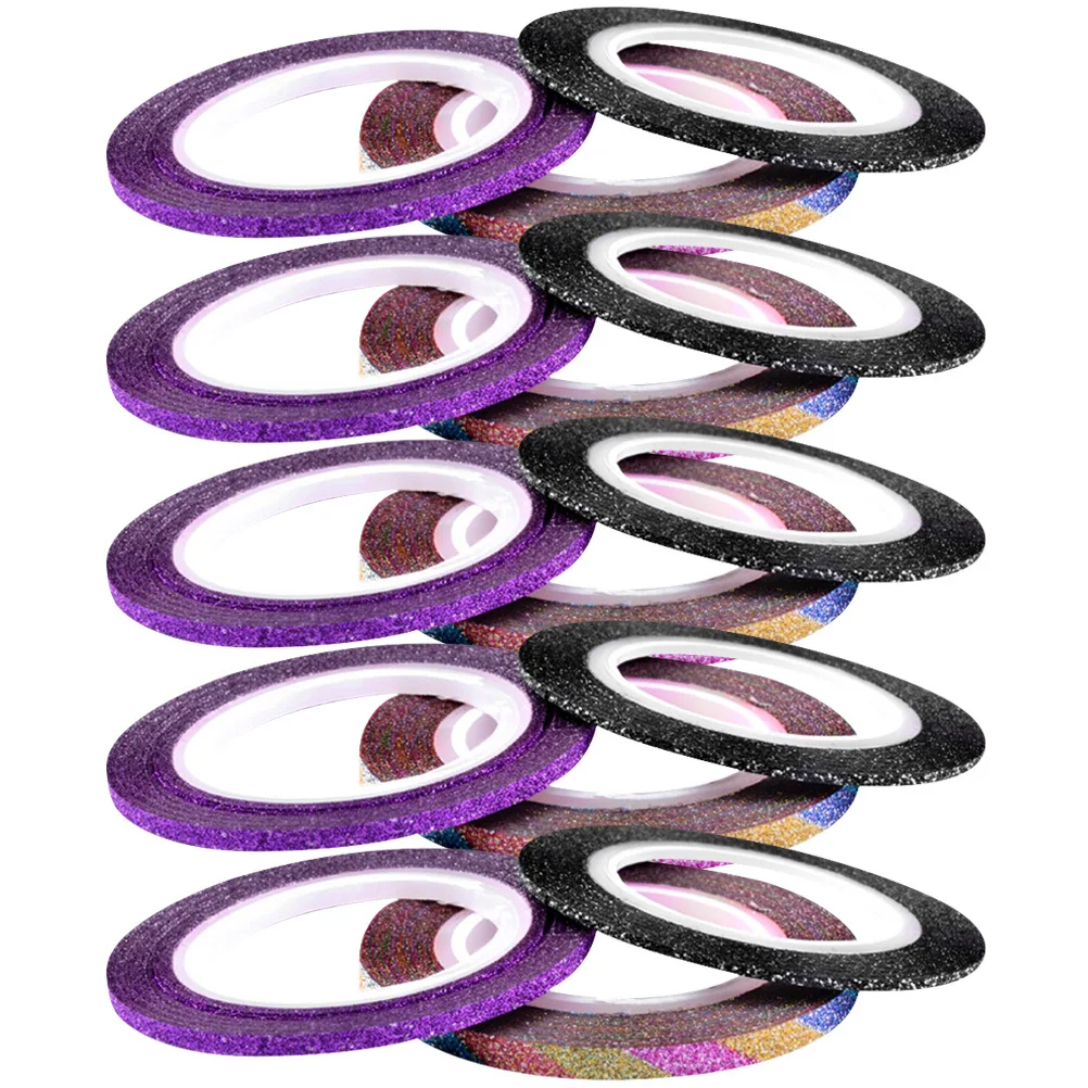 

30Pcs Nail Art Strip Sticker Tape Set Premium Quality Striping Tapes for Creative Nail Design Holiday Festival Gift Idea