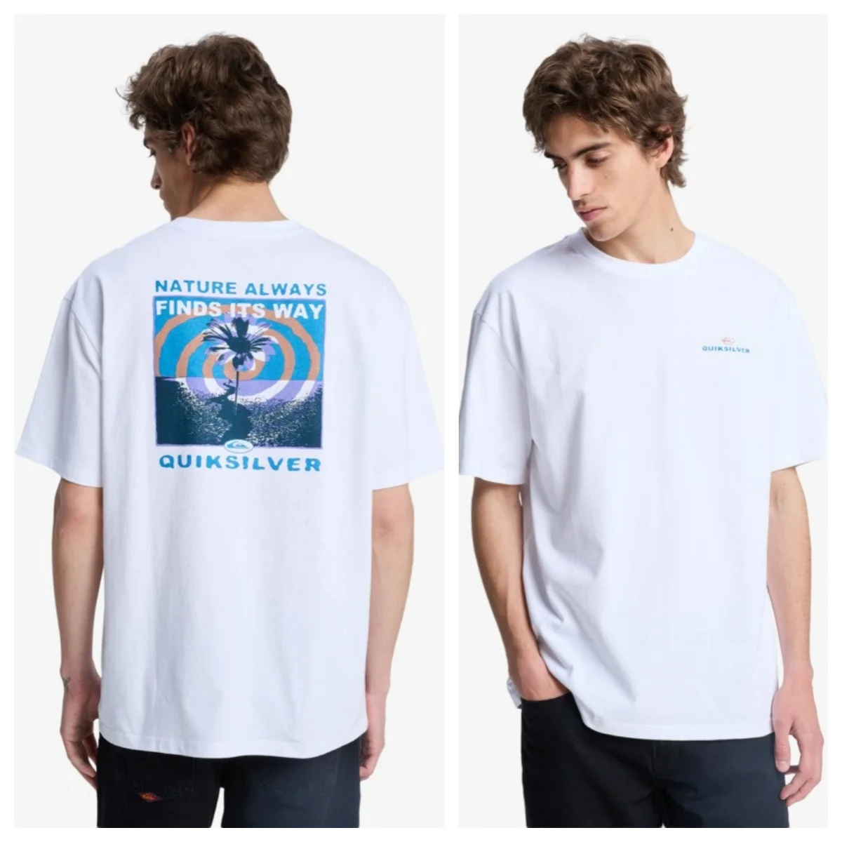 2026 Quikglobe Surfing Outdoor-Sport T-Shirt Baumwolle Grafik-Shirt Herren Damen Sommer Streetwear Top – Detail 2