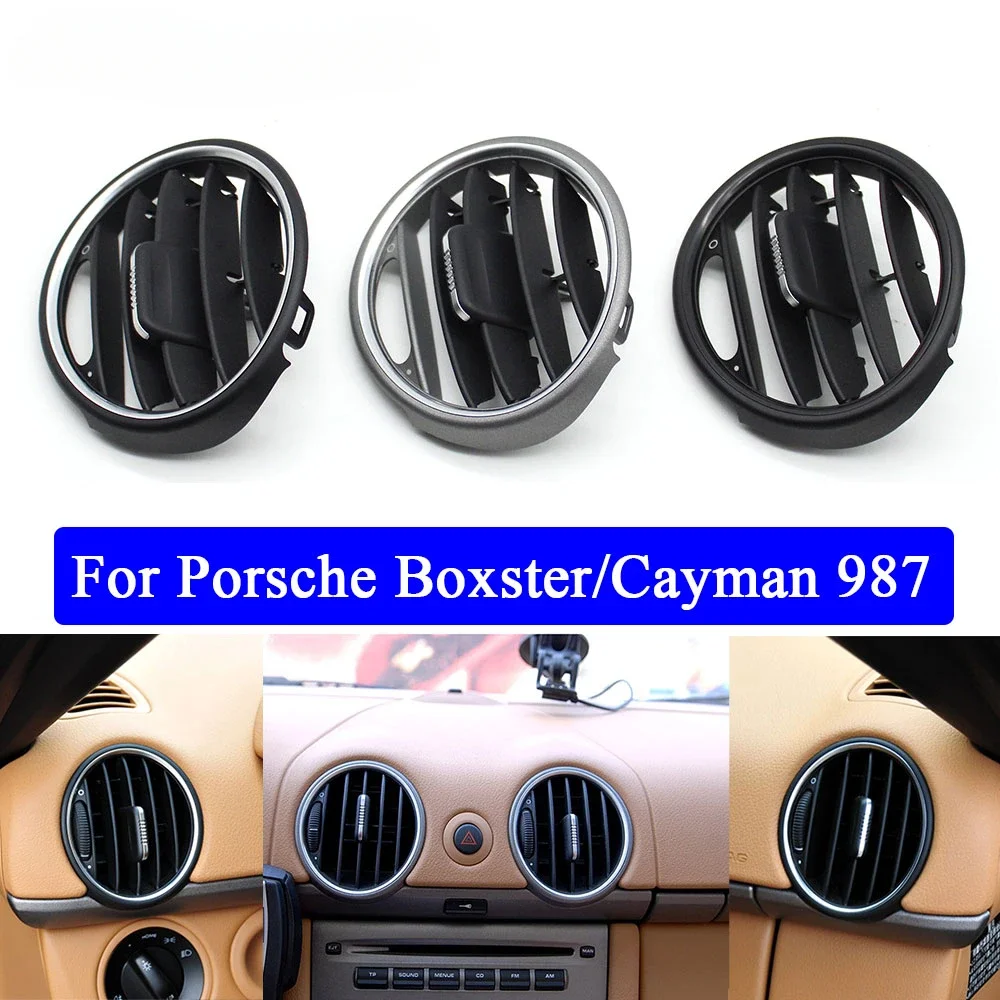 Front Dashboard AC Conditioning Cover Air Vent Grille Outlet Panel For Porsche Boxster Cayman 987 2006 2007 2008 2009 2010-2012