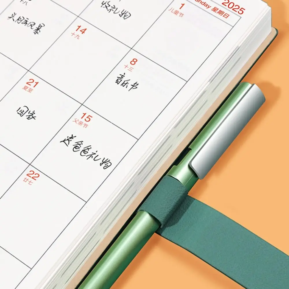 A5 2025 Agenda Planner Notebook Soft PU Cover Paper 2025 Journal Notebooks Simple Creative 365 Days Notepad