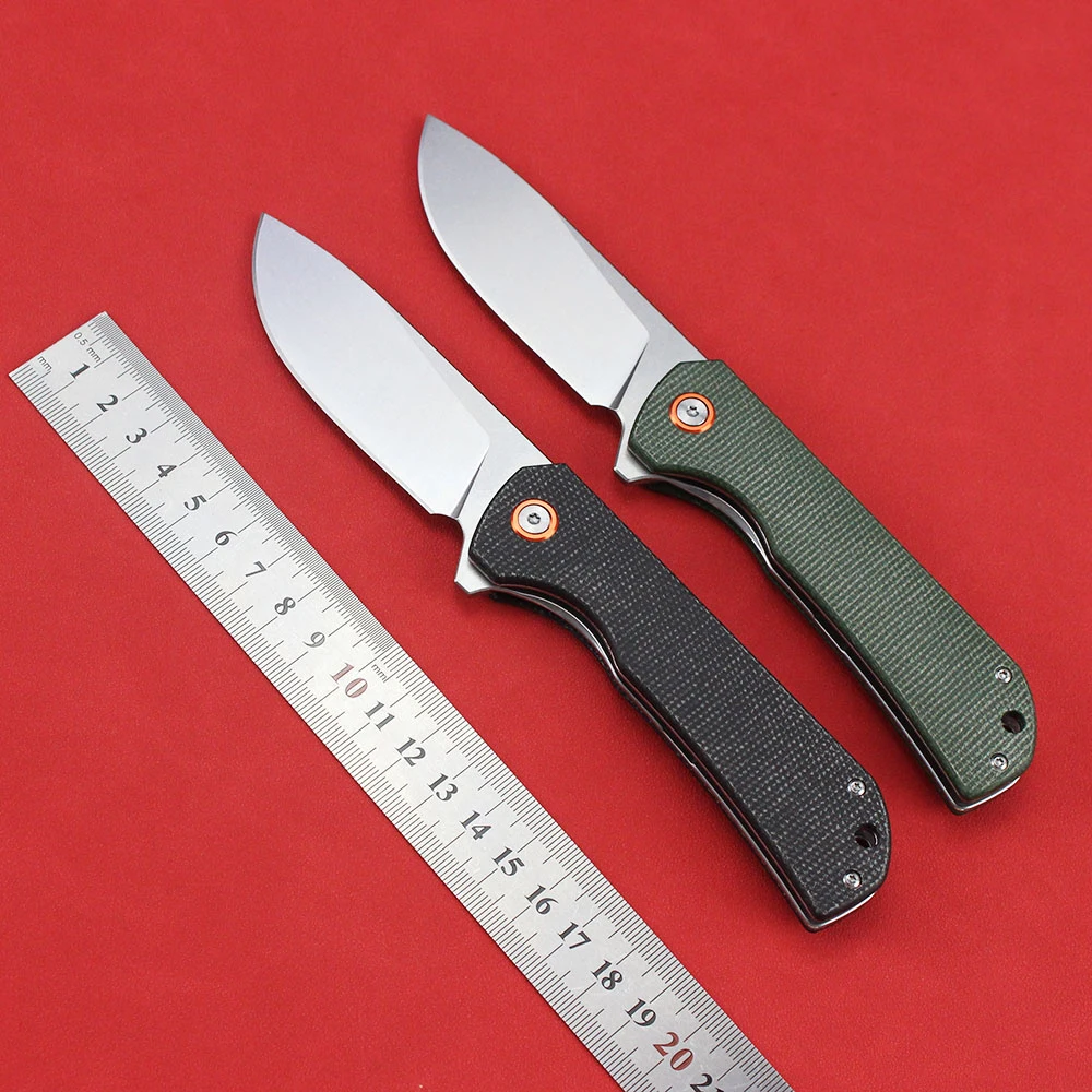 

New Arrival 60HRC EDC Flipper Folding Knife Outdoor Tactical Hunting Camping Utility Pocket knives Men Jackknife Tools