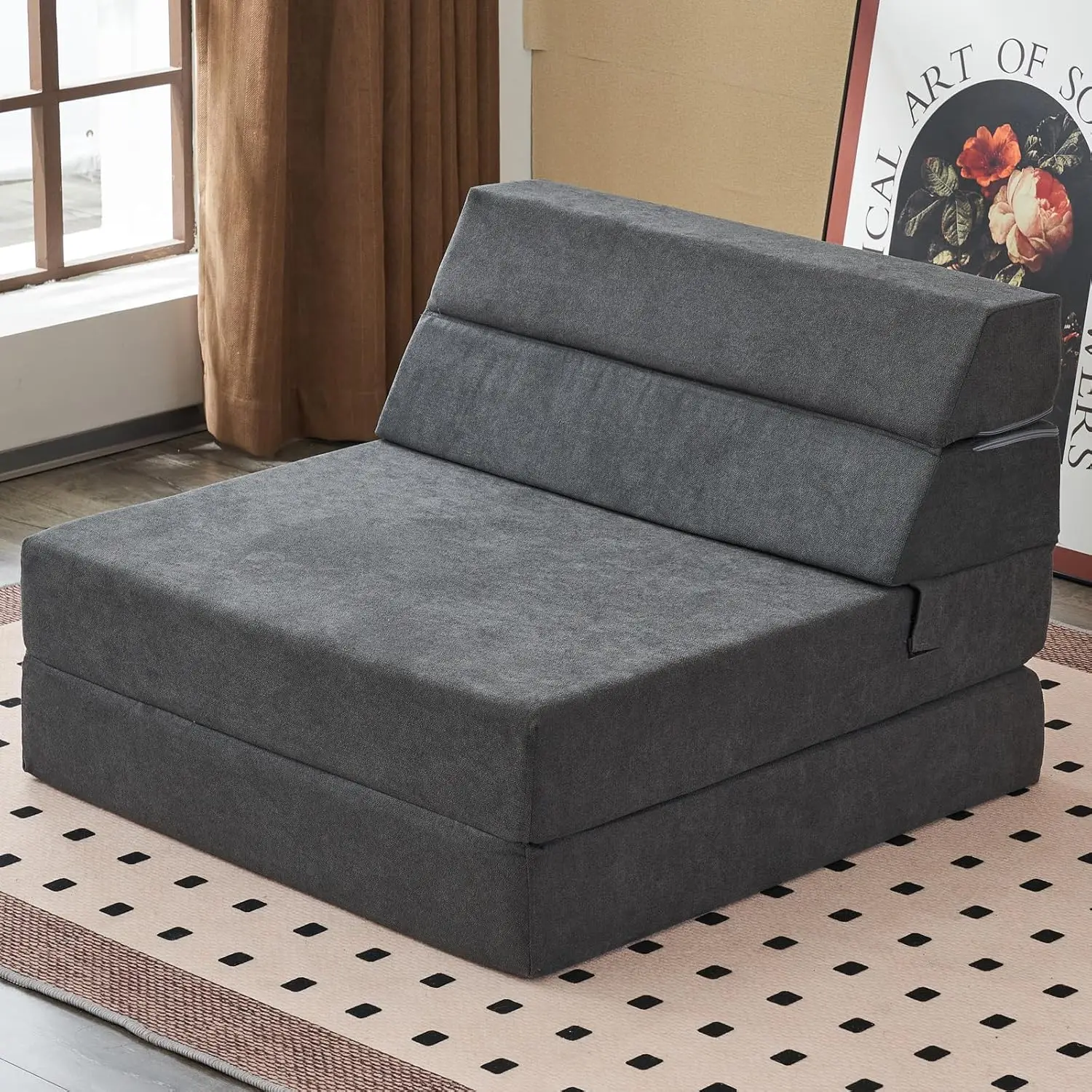 

Folding Sofa Bed Folding Sleeper Sofa Chair Bed Floor Mattress Floor Couch, Fold Out Couch Futon Mattress