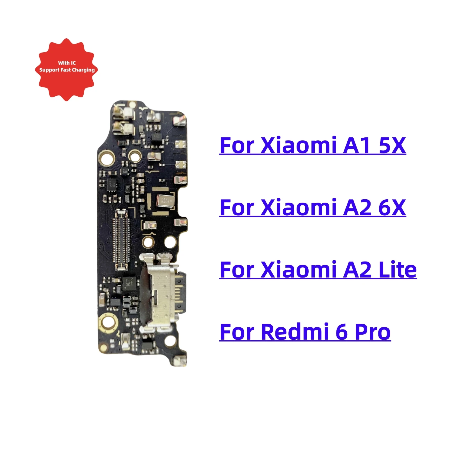 

USB Charger Dock Connector Board Charging Port Flex Cable For Xiaomi Mi A1 A2 Lite 5X 6X Redmi 6 Pro