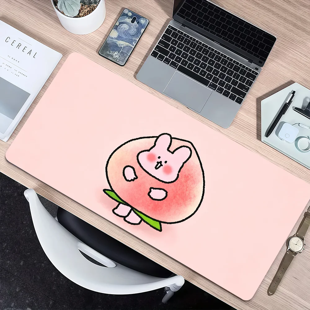 Cartoon A-ATO Bunny Mouse Pad Large Non-slip Lockedge Desktop Computer Desk Mat Keyboard Writing MousePad Office Gamer Student