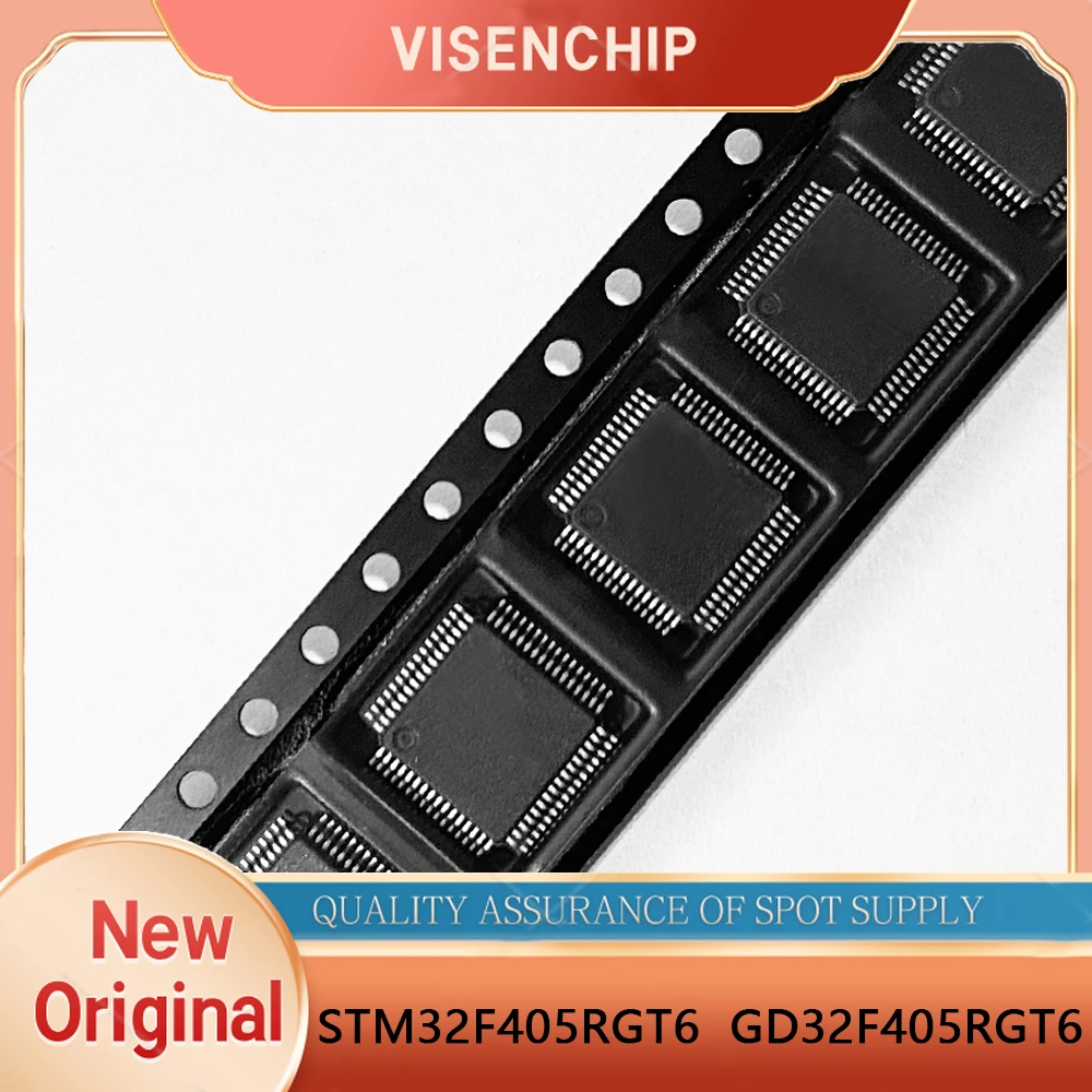1piece GD32F405RGT6 STM32F405RGT6 STM32F405 32F405RGT6 GD32F405 RGT6 QFP-64