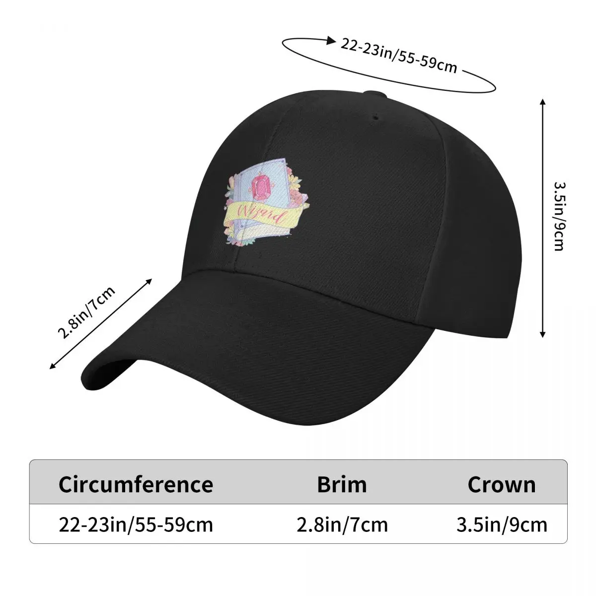 Wizard Baseball Cap Streetwear Rave Men Caps Women's