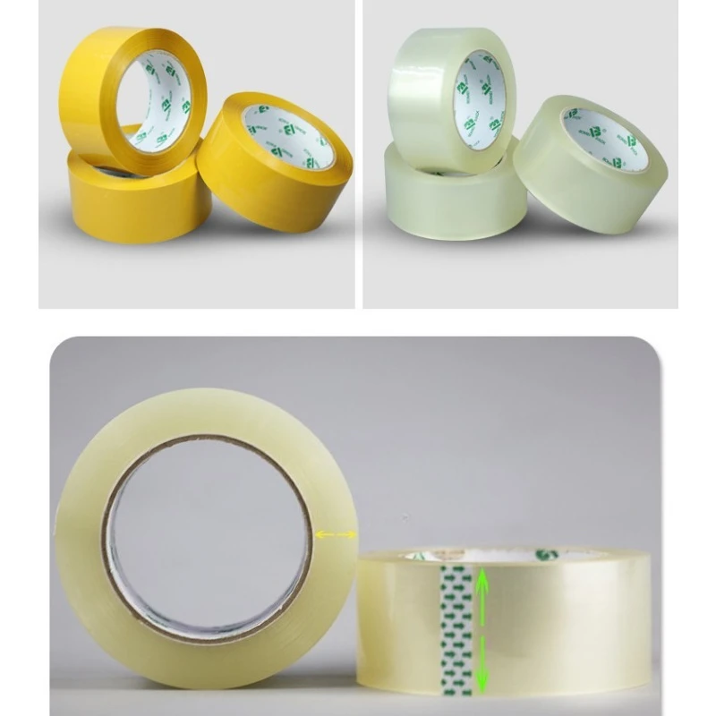 Transparent White Quiet Sealing Tape Low Noise Silent Packing Adhesive Tape Heavy Duty For Express Logistics Packaging Use - view 4