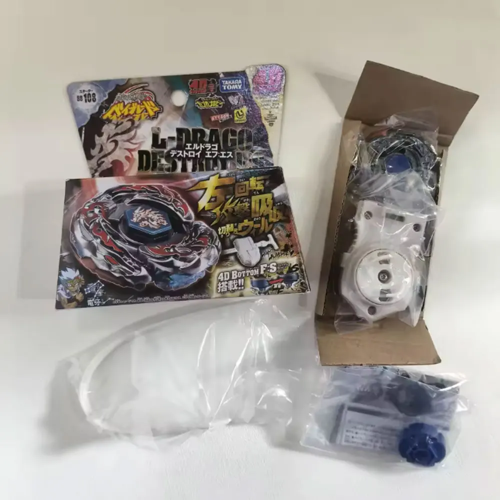 Takara Tomy Metall-Gyroskop BB108 Starter L-Drago Vernietigen F:S Gyroskop mit Starter – Detail 3