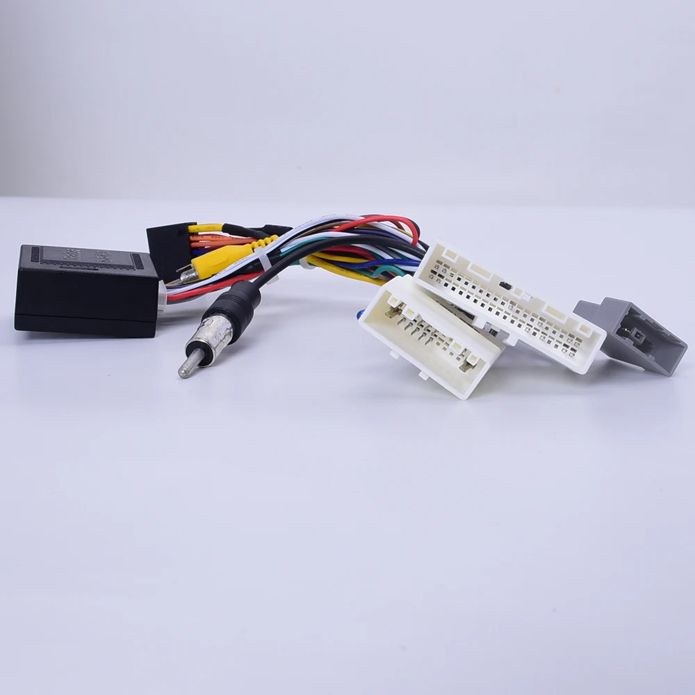 Car 16pin Radio  Wiring Harness Canbus Box For Nissan Qashqai X-Trail xtrail 2019 Stereo Wire Aftermarket Android  adapter