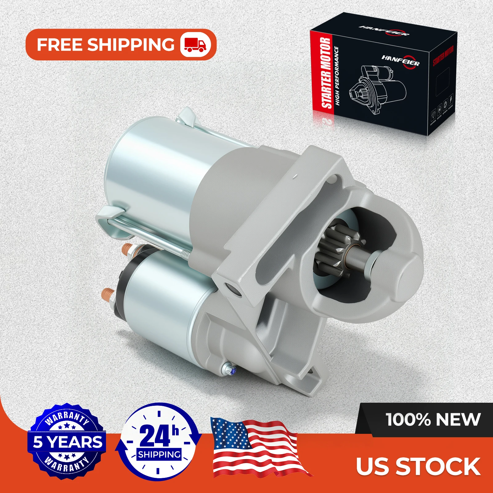 

Starter Motor For 1997-2005 Buick Century 3.1L Chevrolet Monte Carlo 3.1L 3.4L