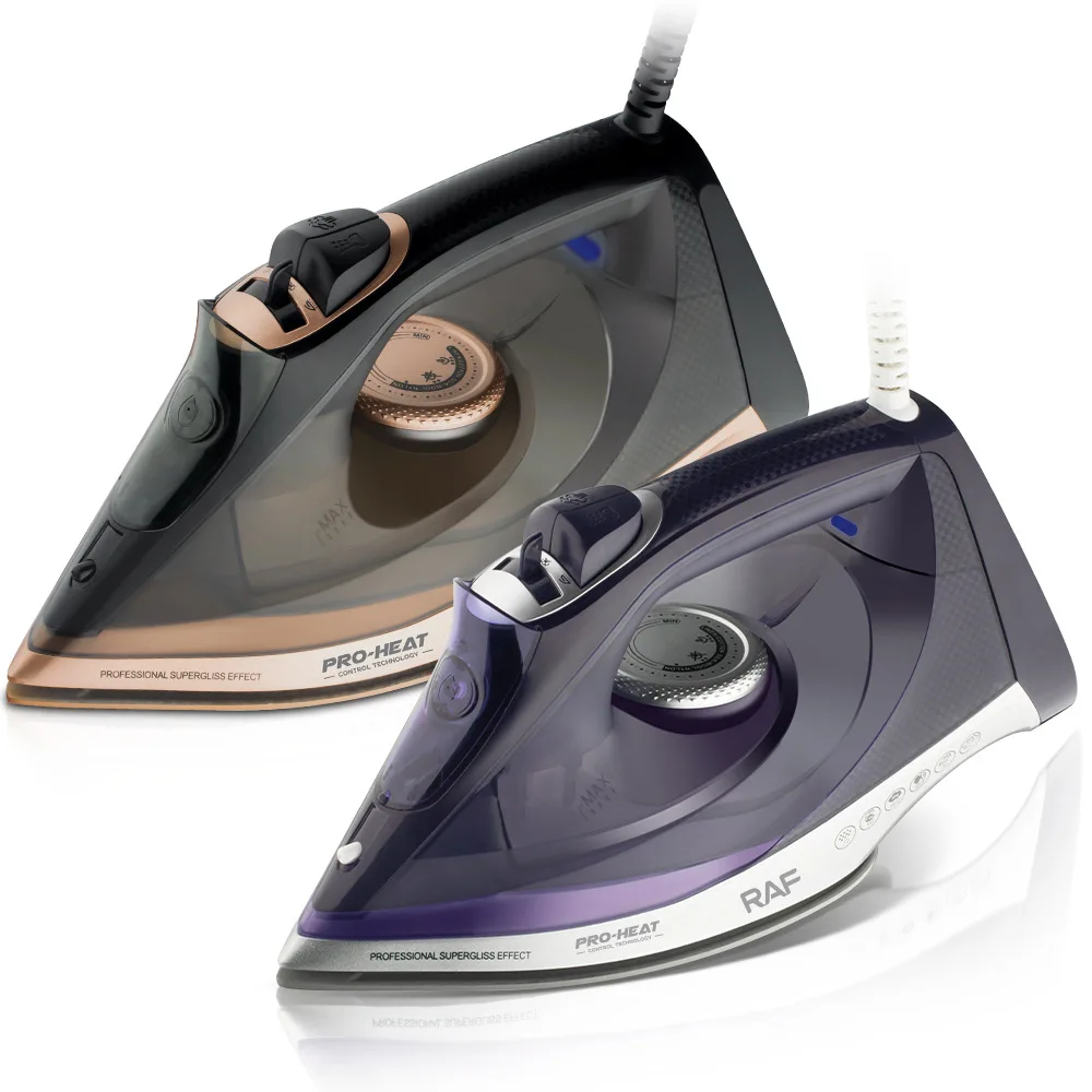 

Home Steam Iron for Clothes Luxury Ceramic Soleplate Spray Adjustable Steam Ironing Steamer