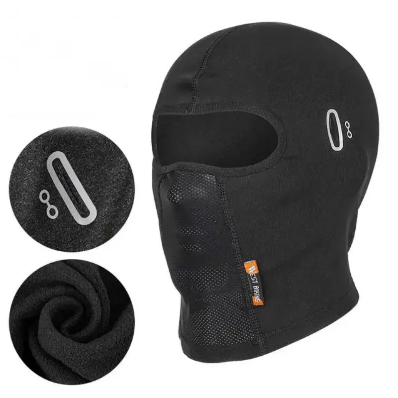 Cycling Windproof Full Face Mask Helmet Liner Motorcycle Balaclavas Outdoor Sports Headwear Men Women Face Cover Hat