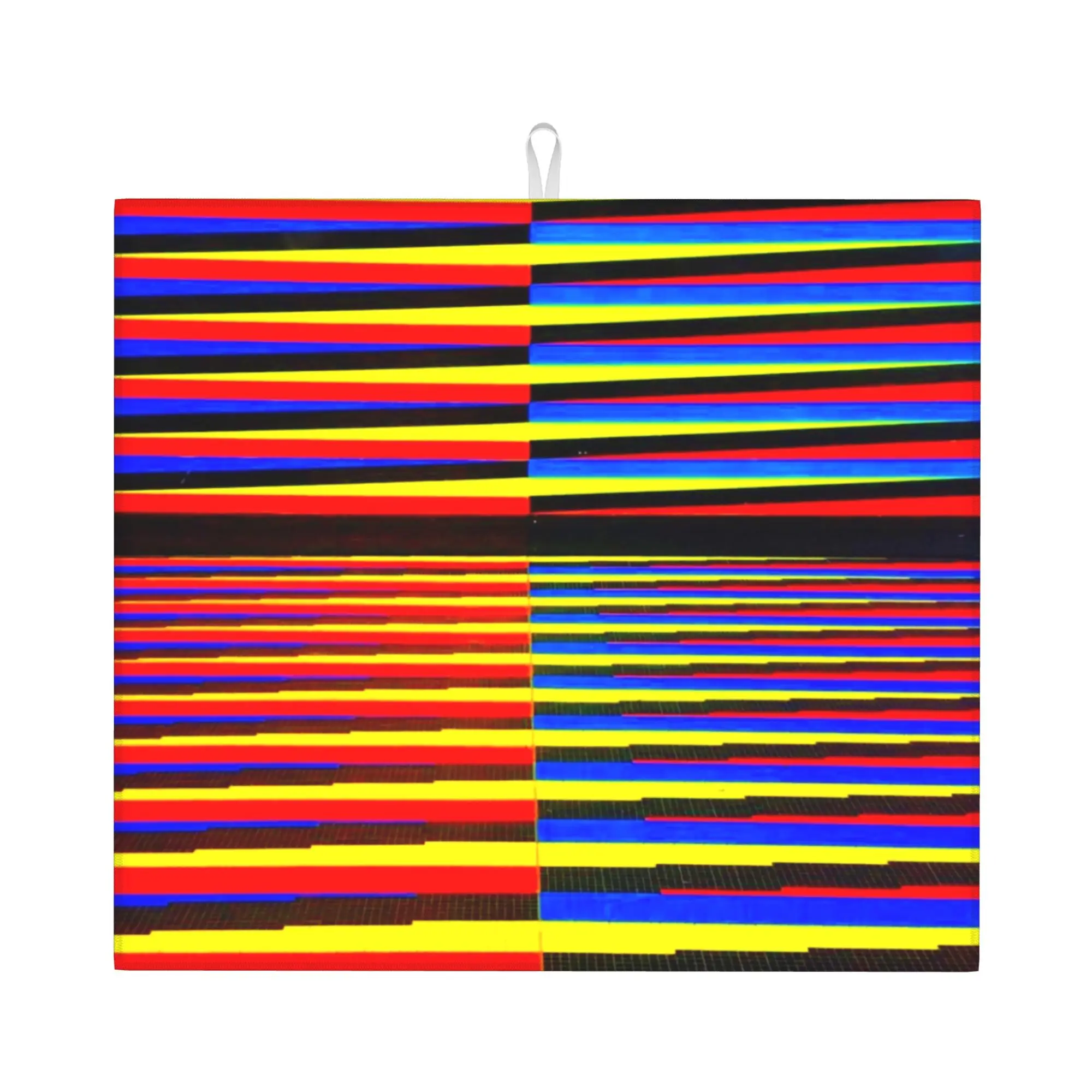 Drying Mat For Kitchen Carlos Cruz Diez Permutation Barware Tableware Oil Proof Reusable  Washable Kitchen Sink Drying Pad