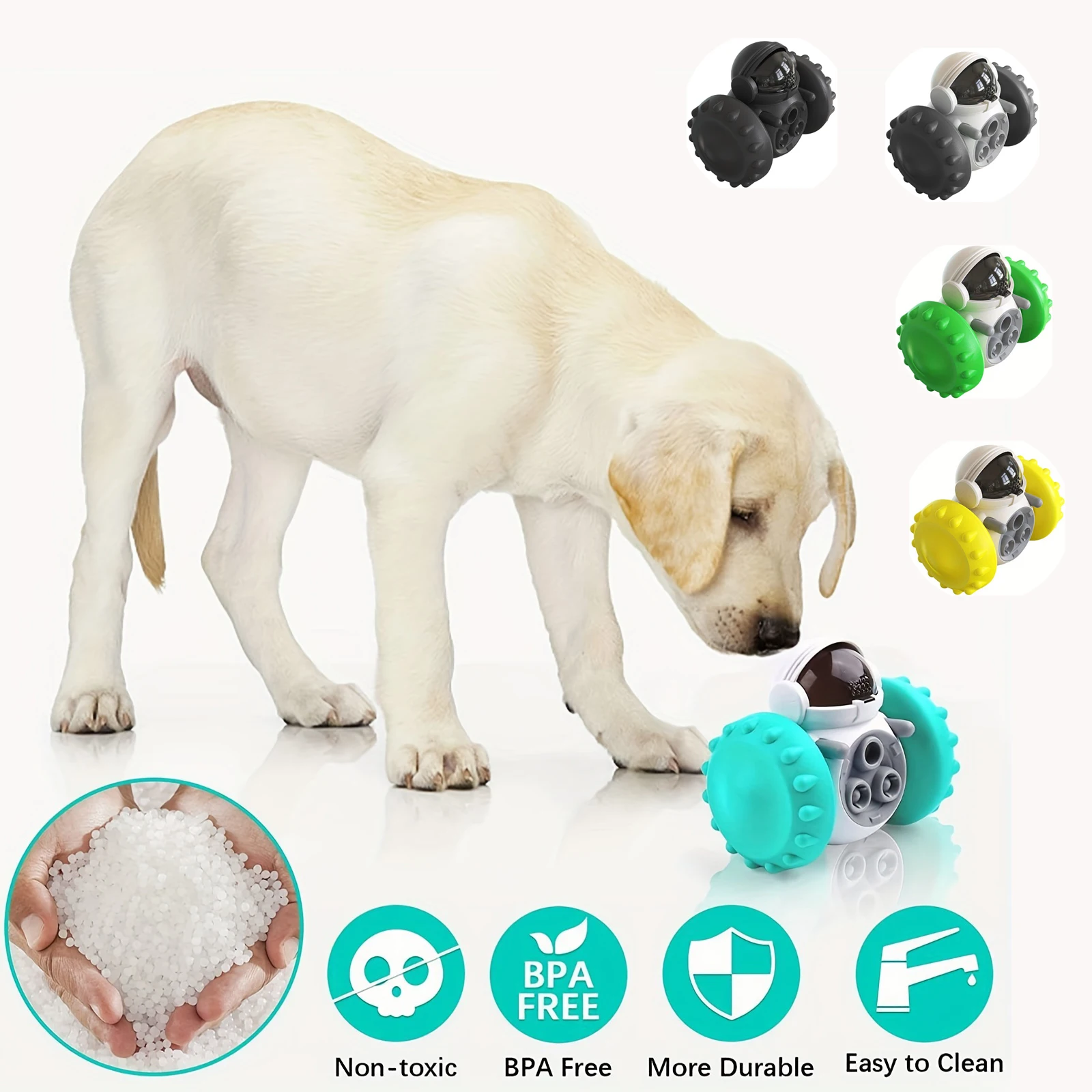 

Dogs Toy Hide Food Slow Feeding Toy, Interactive Pet Puzzle Toys,Slow Feeder Dog Bowls Toy for Healthier Digestion & Fun