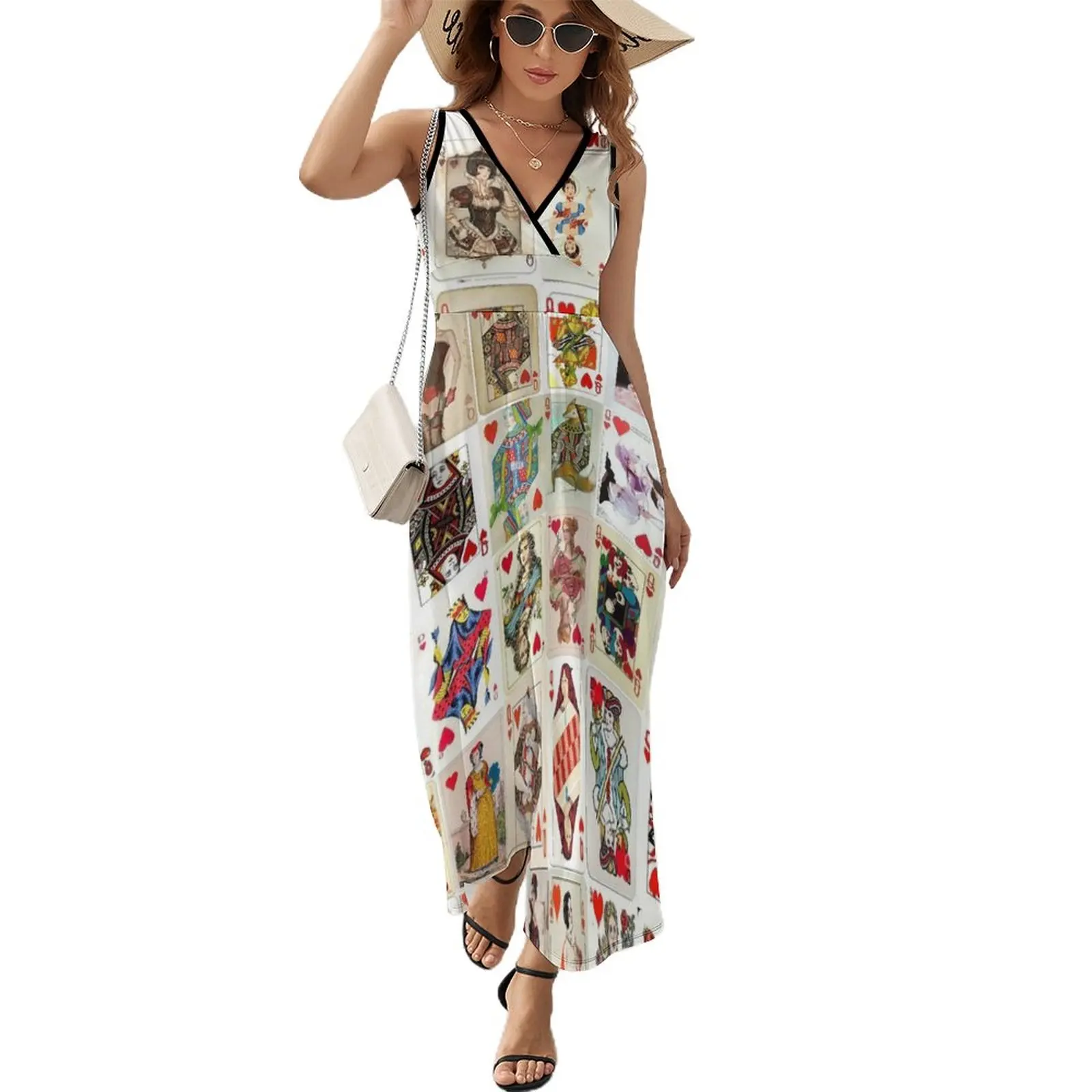 

Queen of Hearts Sleeveless Dress Dress woman summer woman dress 2024 Summer dresses for women women long dresses