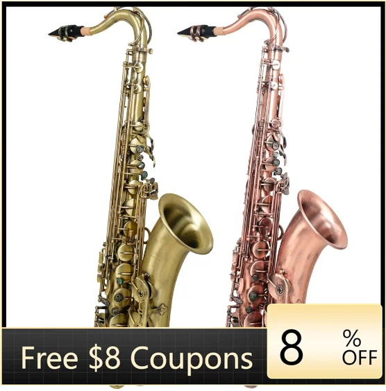 

STLF Professional Brass Bb Partial Restoration Trail Red and Teal Tenor Saxophone