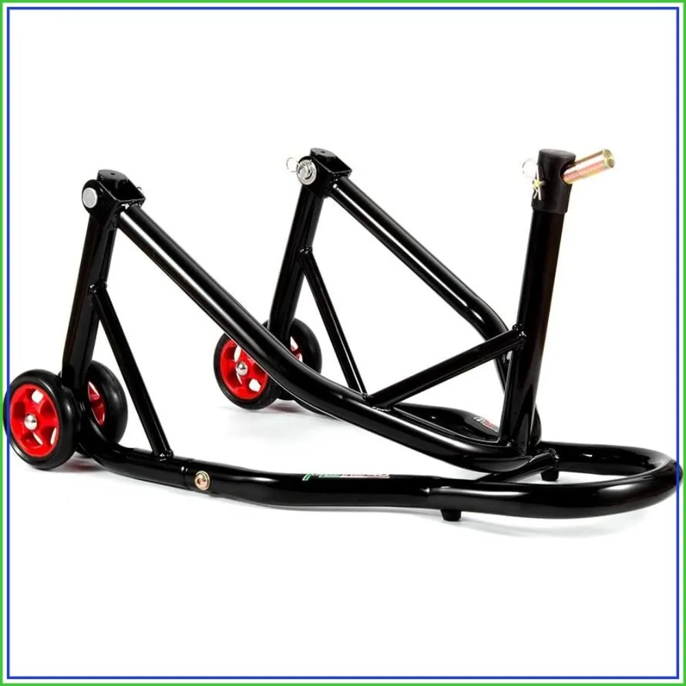 

Front Triple Tree Headlift Stand for Sport Street Bikes - 6 Pins, 4 Wheels