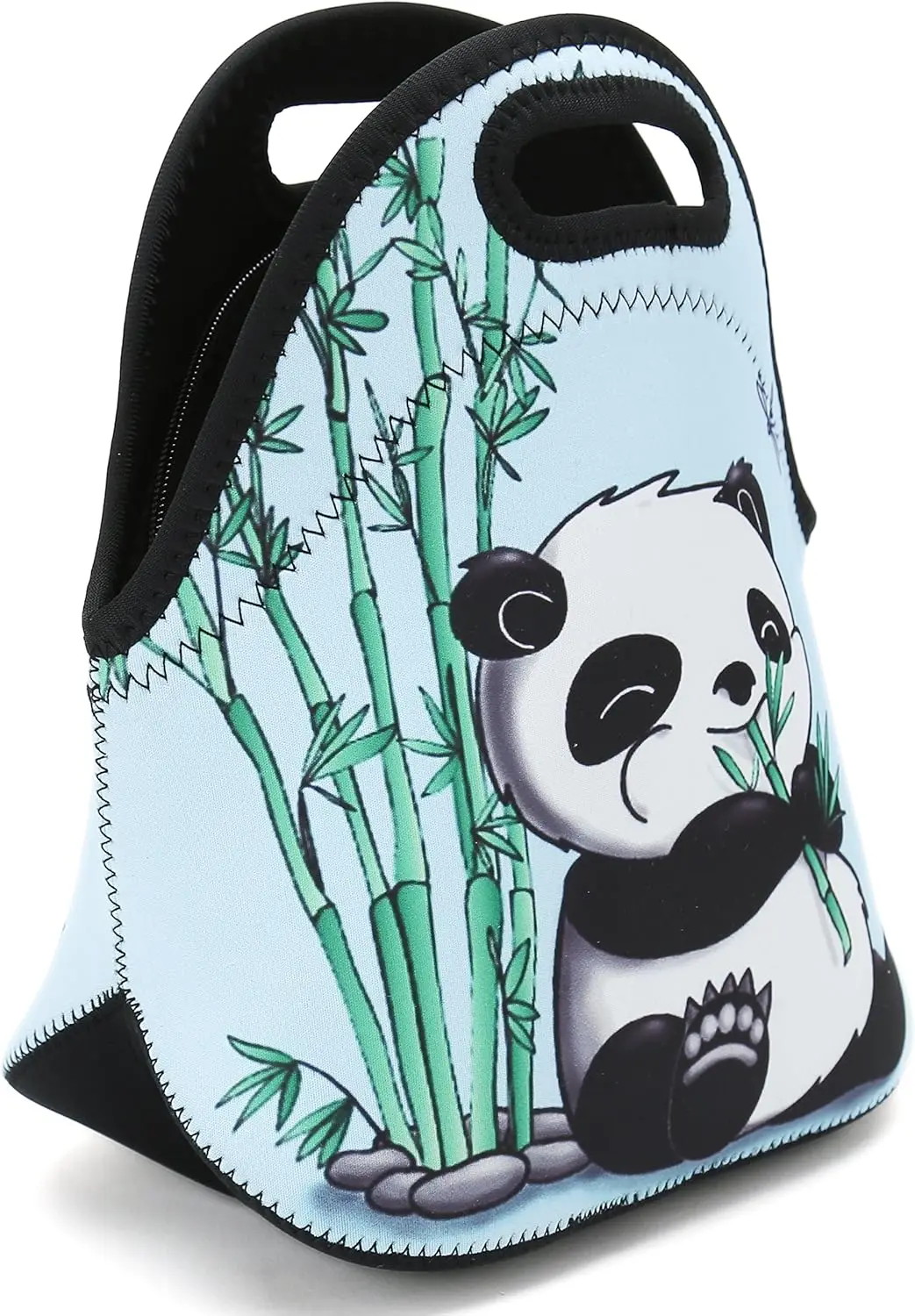 Cute Panda Reusable Insulated Lunch Bag Office Outdoor Thermal Carrying Gourmet Lunch Box Lunch Tote Container Tote Warm Pouch