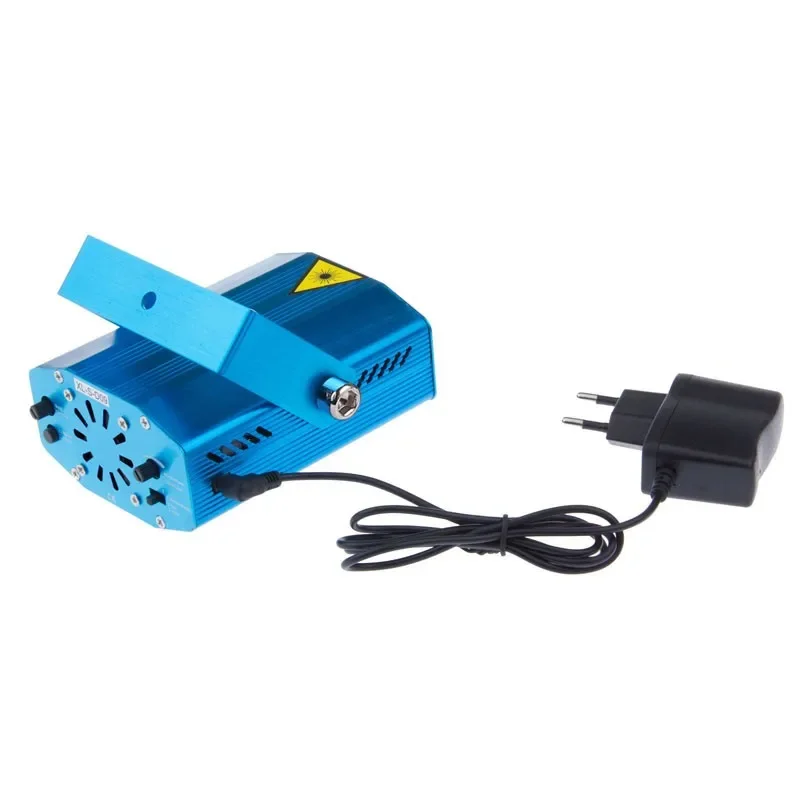 Mini LED เลเซอร์โปรเจคเตอร์คริสต์มาสตกแต่งไฟเลเซอร์ดิสโก้เลเซอร์แสง Dj เสียงเปิดใช้งาน DJ Disco Xmas Party Club light