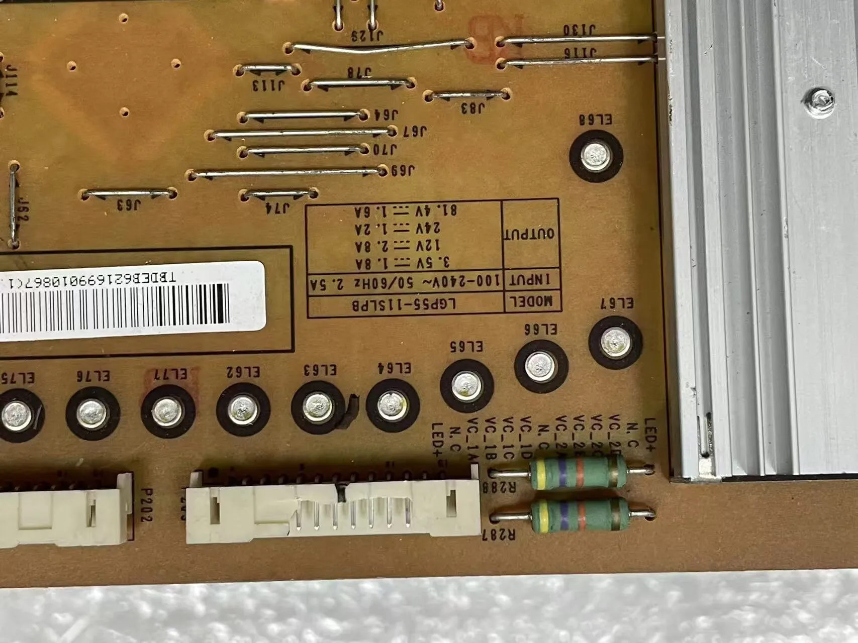 

Оригинальная плата питания 55LW LGP55-11SLPB EAX62876201/9 EAY62169901