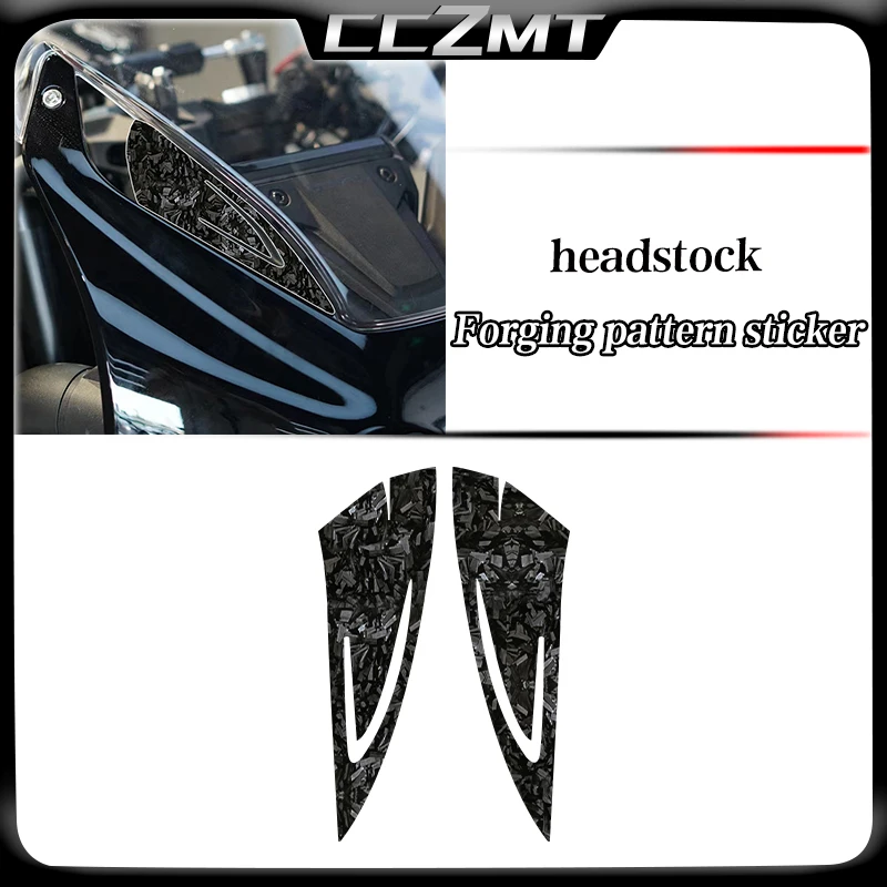 For CFMOTO 500SR VOOM SR500 500 SR 500sr 2024 Motorcycle forged carbon fiber fuel tank body protection sticker accessories