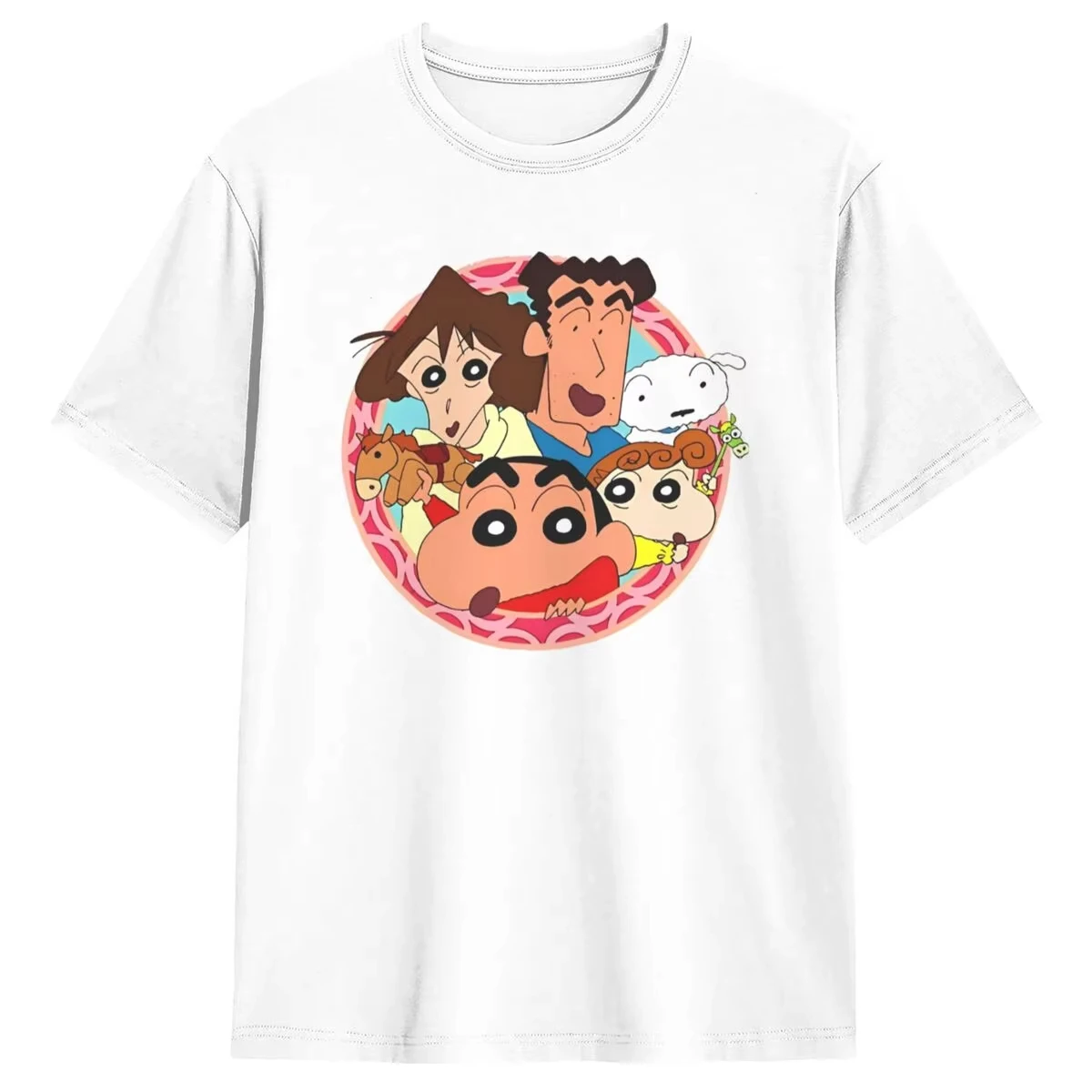 

Fun animation crayon Shin-shirt sports T-shirt summer hot T-shirt cotton T-shirt ladies men's T-shirt