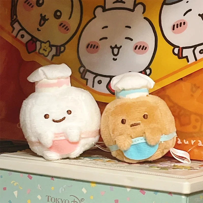 

Kawai Corner Bio-cube Sugar Store Manager Белый сахар Симпатичные плюшевые куклы Украшения Подвеска Мини Симпатичный коричневый сахар для отправки подарка для девочек