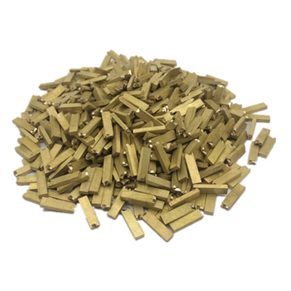 Imagem -06 - Máquina de Impressão Térmica Word Grain Hot Stamp Copper Letters Font Semi-automatic Tools 2*3*15 mm 120 Pcs