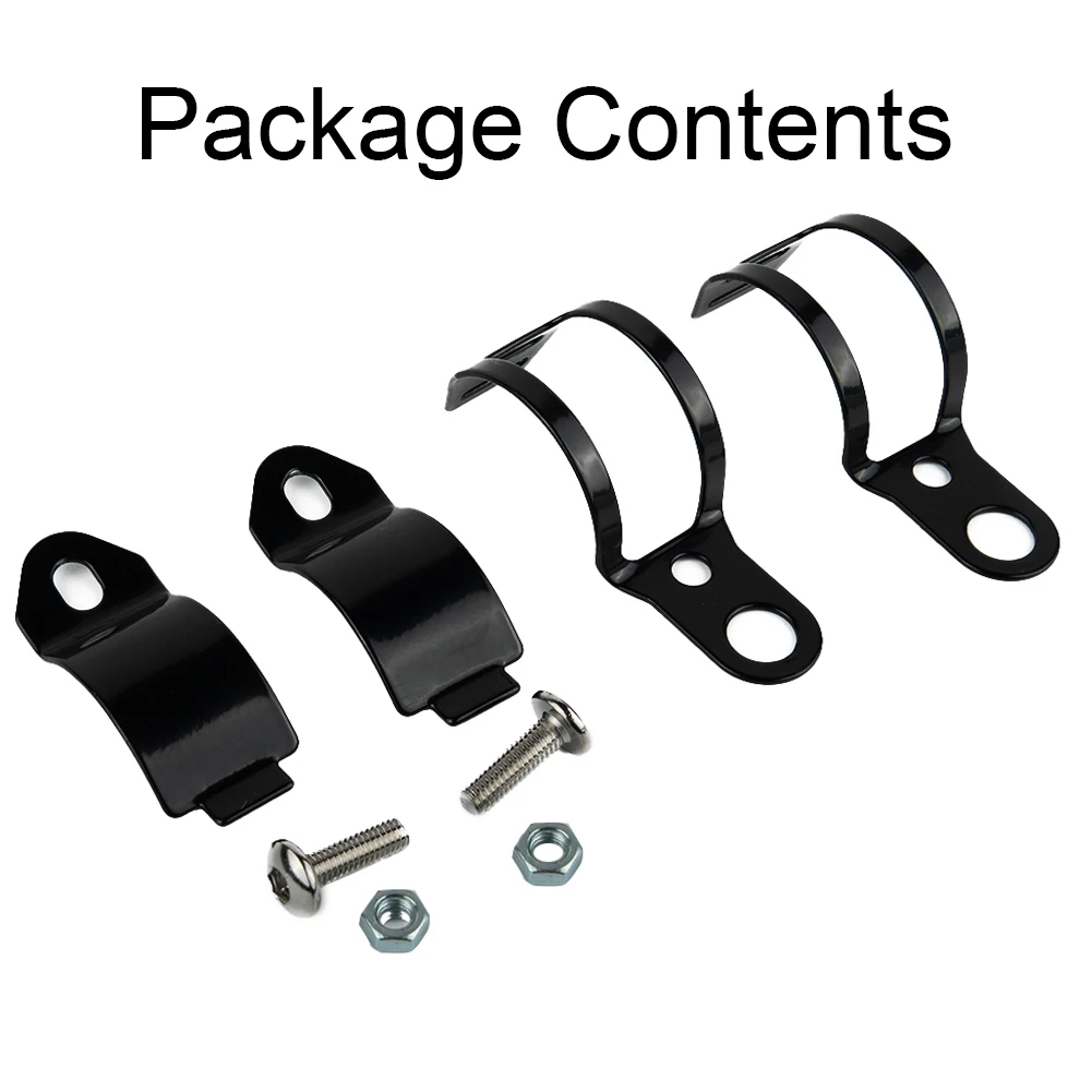 Motorcycle Fork Mount Bracket Clamps 2 Pack for 35 50mm Forks to Secure Spot Fog Lights and Turn Signals Aluminum Alloy Material