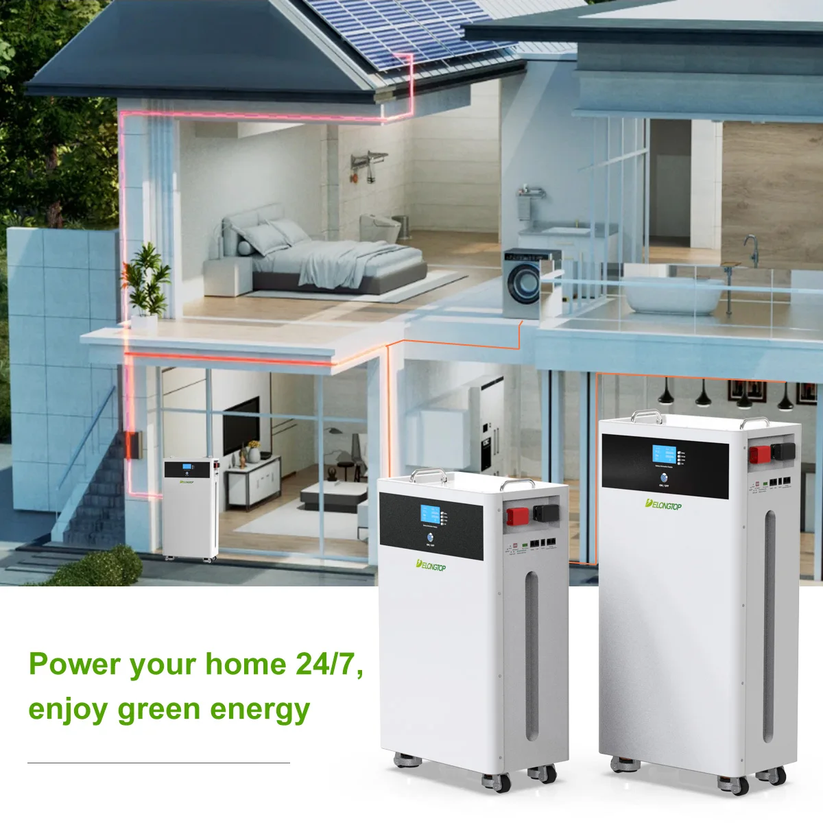 

Солнечный комплект 10 кВтч 15 кВтч 16 кВтч 32 кВтч большой литиевый аккумулятор для хранения энергии (LiFePO4) для гибридного солнечного инвертора