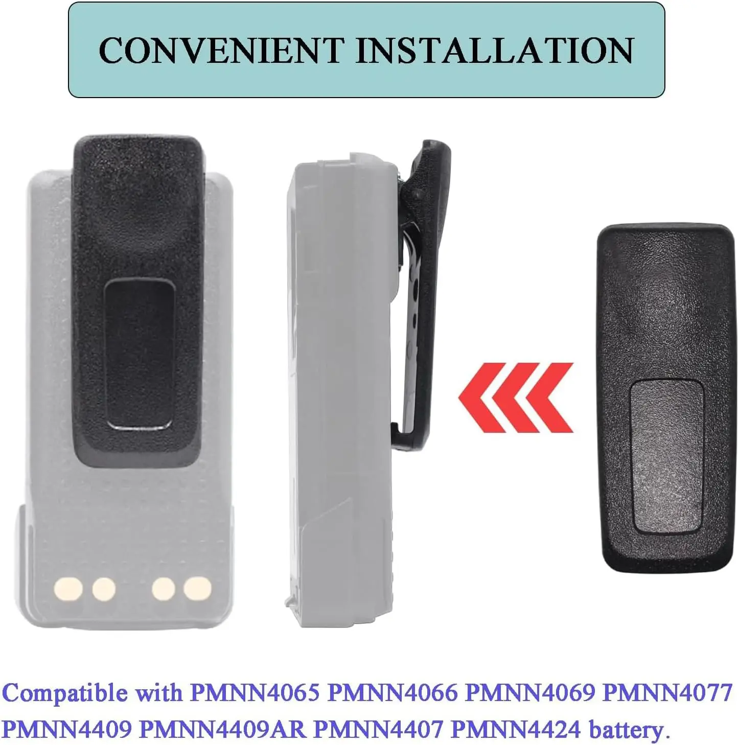 PMLN4651A PMLN4651 Зажим для ремня, совместимый с Motorola XPR3500 XPR3300 XPR7350 XPR7550 XPR3500e XPR3300e XPR7350e XPR7550e Радио